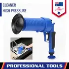 Drain Cleaner High Pressure Compressed Air Blaster Pump Manual Plunger Sink Pipe