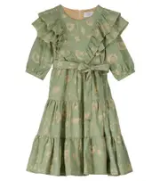 [Paade Mode] Paade Mode Floral cotton dress Y 4 green