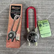 Vintage - Master Bike Lock Combination 1517 Master Lock Company Bicycle +Combo )