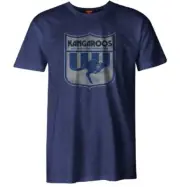 North Melbourne Kangaroos Official AFL Retro Adult Mens Supporter T-Shirt Tee