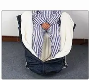 [SUOYUANJIE] Wheelchair Warmer Cover Blanket Wheelchair Zip Blanket Fleece Lined Warm and Comfortable Wheelchair Mobility Scooter and Electric Scooter Blanket