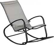Let's Make Memories Personalized Adjustable Rocking Chair Mid-Century Modern Nursery Rocking Chair Upholstered High Back Decorative Slide Rocking Chair Ideal for Living Room, Patio, Study,Black