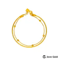 在飛比找松果購物優惠-JoveGold漾金飾 完美假期黃金手環 (9折)
