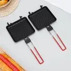 Camping Pie Maker Aluminum Alloy Frying Pan for Steak Breakfast Muffins