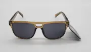 SMNY STEVE MADDEN BRAND BROWN AVIATOR PLASTIC SUNGLASSES 100% UVA & UVB