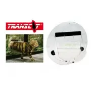Transcat 4-way Locking Pet Door for Glass Fitting (Cat door)