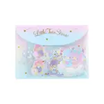 【震撼精品百貨】LITTLE TWIN STARS KIKI&LALA 雙子星小天使 SANRIO 雙子星造型貼紙組附收納袋 40枚*40047