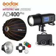 Godox AD400Pro 2.4G TTL Outdoor Studio Flash with Reflector,BD-04,QR-P70 Softbox