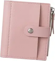 [NIYANGLE] Small Women's Pu Leather Wallet Card Holder Compact Money Purse for Stylish Girls' Wallet Organized