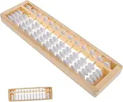 NAMOARLY 1pc Wooden Student Calculating Abacus Educational Arithmetic Tool for Enhances Memory Attention Row Aid for Mathematics Random Color