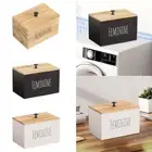 Laundry Pod Container Lint Bin Dryer Sheet Dispenser Case Laundry Pod Holder