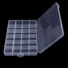 24 Compartments Plastic Box Case Jewelry Bead Storage Container Craft Organi S❤O