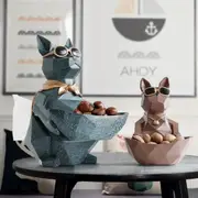 Cat Dog Figurines Resin Miniature Cute Ornaments for Home Office Decoration