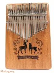 17 keys Myron Solid Mahogany wood Kalimba MBIRA Thumb Piano Deer MK-17ML
