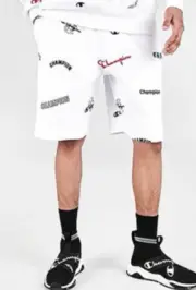 Men's Champion Reverse Weave All-Over Print Cut-Off Shorts Size 2XL