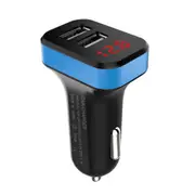 2Pcs Dual USB LED Display Fast Charging USB Car Charger For iPhone 11 Max Pro XS Huawei P30 Pro Mate 30 Xiaomi 9 Pro S10+