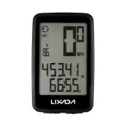 Bicycle Computer USB Rechargeable Wireless Speedometer Odometer LED Digital Rate