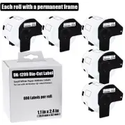 5Rolls 28.9mmx62mm DK-1209 Small Address 800 Labels for Brother QL Printer