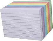 300Pcs Horizontal Ruled Note Cards Single Sided Writing Flashcards Study Cards for Exam Preparation Classroom Learning and Notetaking