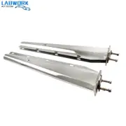Chrome Straight Spring Loaded Mud Flap Hanger 2.5" Bolt Spacing,30" Length New