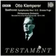 TESTAMENT SBT1405 貝多芬第一號，第八號交響曲 Klemperer New Philharmonia Orchestra Beethoven Symphony No1 Op21 No8 Op93 (1CD)