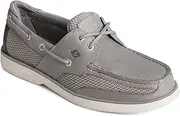 [Sperry] Men's Tarpon 2-Eye Boat Shoe, Grey, 10.5 US