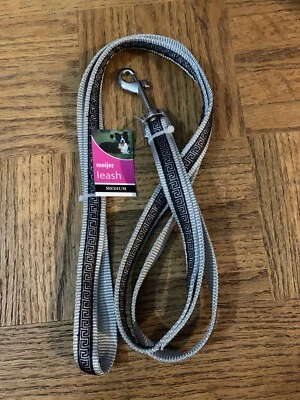 Meijer Dog Leash Medium Grey/Black