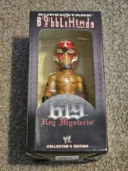 wwe REY MYSTERIO SUPERSTARS BOBBLEHEADS COLLECTOR'S ED moc BRAND NEW wrestling