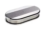 Billet Specialties Ribbed Air Cleaner Large Oval BS15640