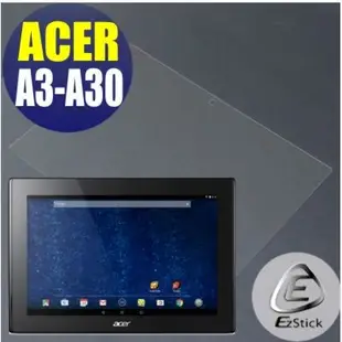 【Ezstick】ACER Iconia Tab 10 A3-A30 平板 鏡面鋼化玻璃膜 靜電吸附