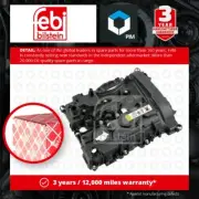 Cylinder Head Cover fits BMW 218 1.5 2014 on 11127611277 Febi Quality Guaranteed