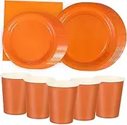 Toyvian 1 Set Paper Plates with Cups and Napkins Party Tableware for Birthdays Events and Celebrations Easy Cleanup Thickened Design