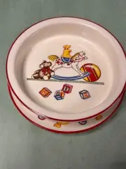 Vintage Tiffany & Co. Tiffany Toys Child Plate 1980s made of porcelain