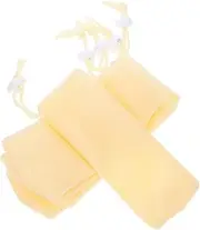 BCOATH Exfoliating Bath Pouch 5pcs Soap Foaming Net Pouches Portable Soap Bags Lanyard Safe Pe Material