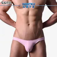 在飛比找蝦皮商城優惠-【WANTKU 玩酷子弟】羅紋彈性棉低腰三角褲 男內褲｜G3