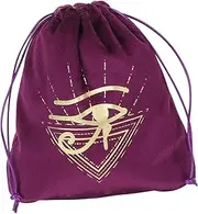 Beavorty Tarot Cards Bag Delicate Drawstring Pouch for Jewelry Party Favors Chic Rune Pattern Storage for Items Biscuits and Candies Holder for Tarot Cards