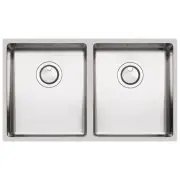 Barazza 400 X 340 Double Bowl - Stainless Steel