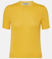 [Prada] Prada Cashmere top AU 18 yellow