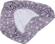VICASKY Changing Pad Cover Diaper Changing Table Pad Crib Sheet Elastic Wrap Breathable Polyester