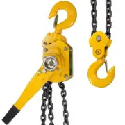 Xtremepowerus Engine Hoist 10' 6-Ton Steel Block Chain Hook Lever Puller Lifter