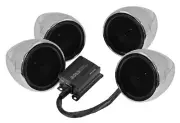 Boss 1000 Watt Bluetooth Stereo All Terrain Chrome Sound System (MC470B)