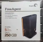 Seagate Freeagent 250 GB External Hard Drive PC & Mac USB 2.0 Sealed