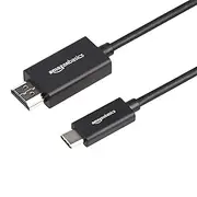 Amazon Basics Premium Aluminum USB-C to HDMI Cable Adapter (Thunderbolt 3 Compatible) 4K@60Hz - 1.8m