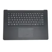 New Palmrest Keyboard Touchpad M1114274 Black 15in For Microsoft Surface 3 1873