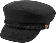 [Epoch hats] company Greek Fisherman Sailor Hat Cap 100% Cotton, Cd2256black, Small-Medium