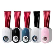 Toothbrush Holder Automatic Toothpaste Dispenser Bathroom Wall-mounted Rack