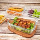 10 Pack Glass Food Storage Containers with Lids Airtight Glass Meal Prep Cont...