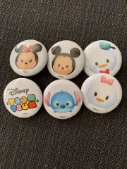 Sdcc Tsum Tsum 1" Pins Set Of 6