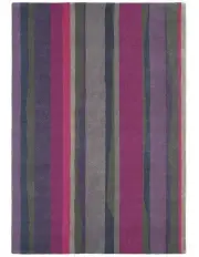 Sanderson Cressida 45105 Rug In Claret/Plum