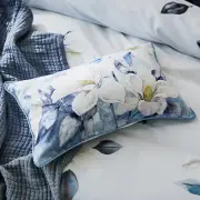Elle Cushion Size 35X55cm in Silver by MyHouse-Silver